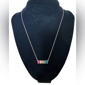 Coach Logo Varsity Necklace